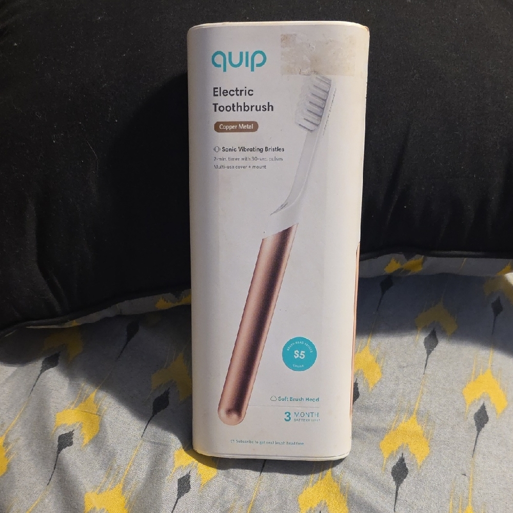 Quip Copper Metal Electric Toothbrush